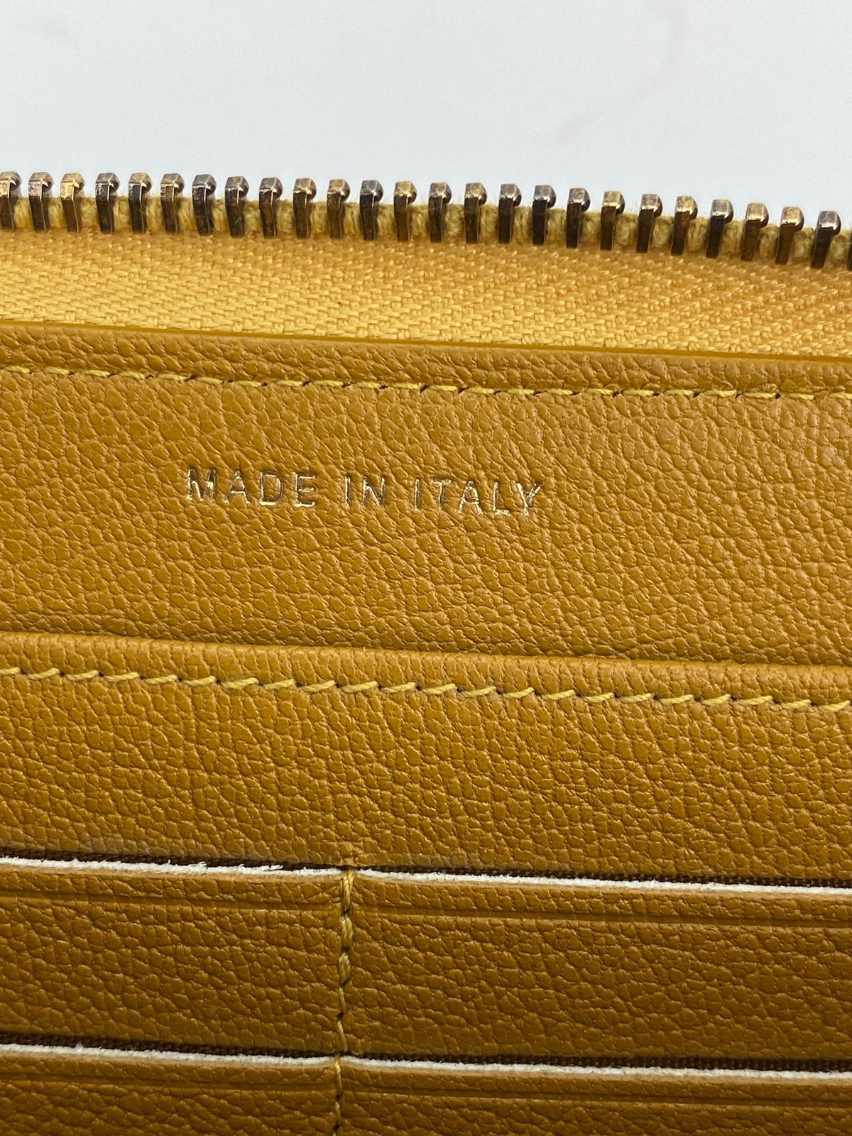 Chanel Yellow Patent Leather Wallet