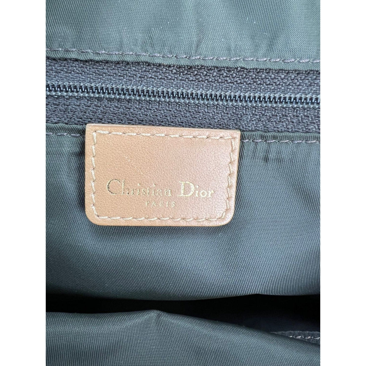 Christian Dior Medium Canvas Handbag