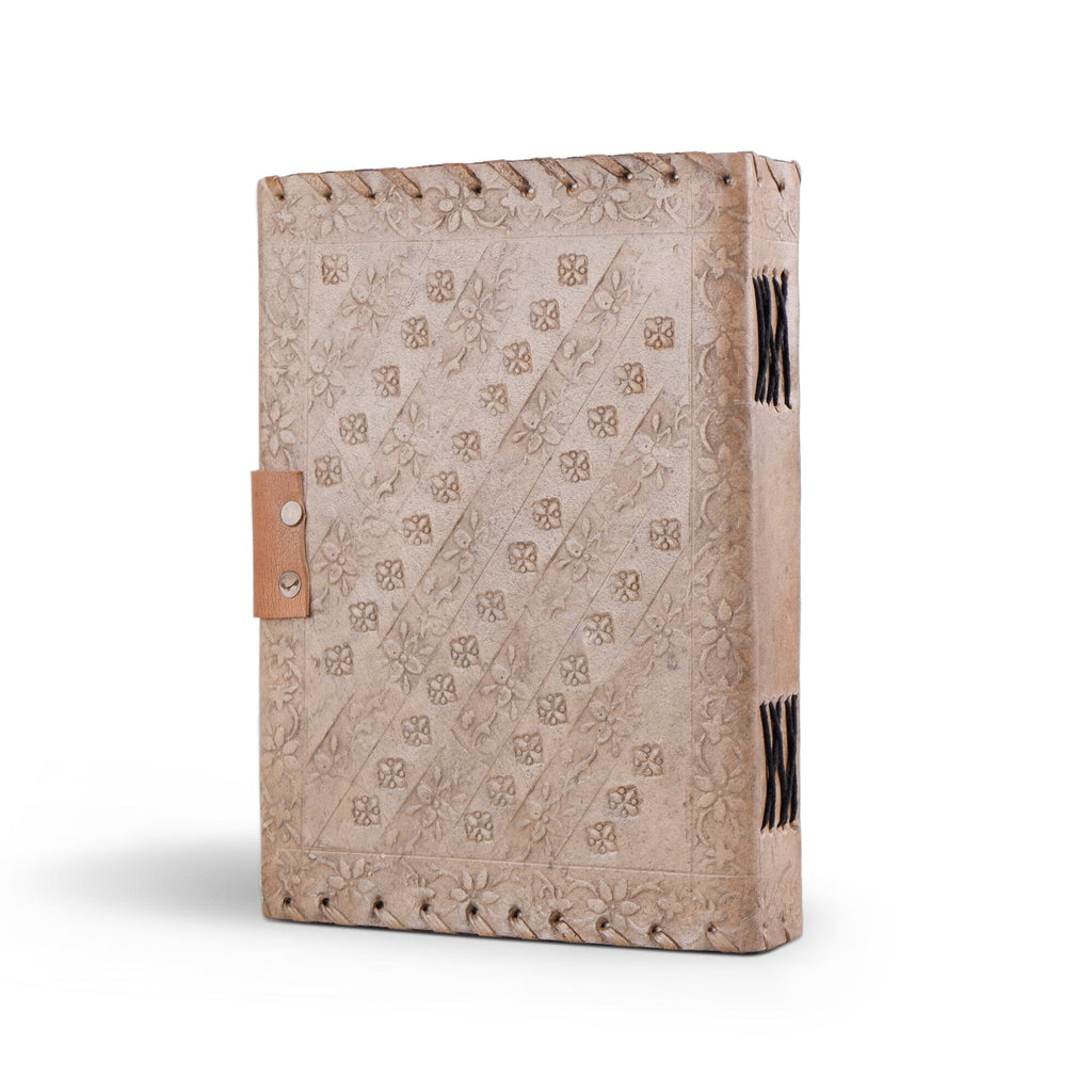 Handcrafted Vintage 4 Stone Leather Diary
