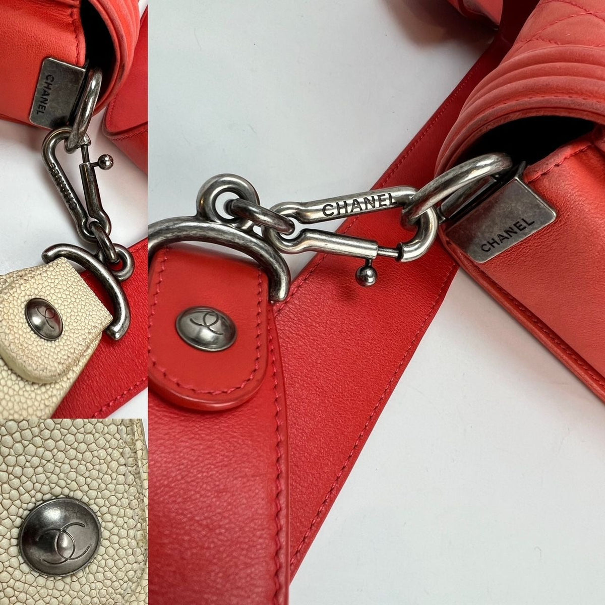 Chanel Red Boy Bag | Medium Quilted Lambskin