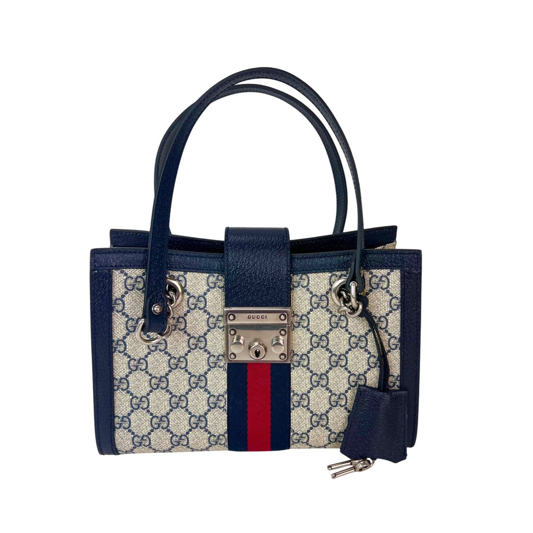 Gucci GG Supreme Padlock Tote Bag
