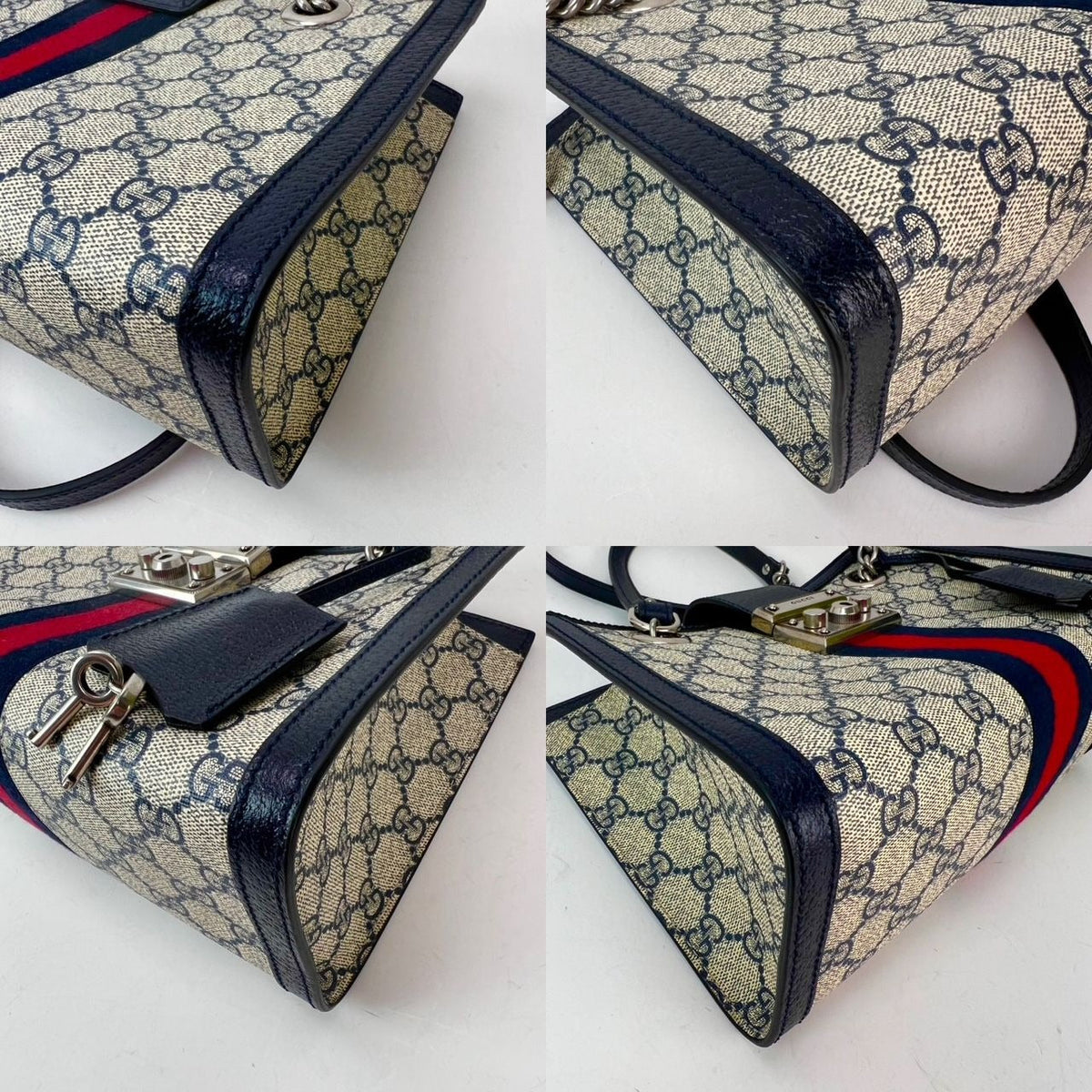 Gucci GG Supreme Padlock Tote Bag