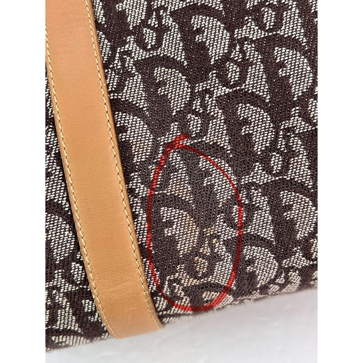 Christian Dior Medium Canvas Handbag