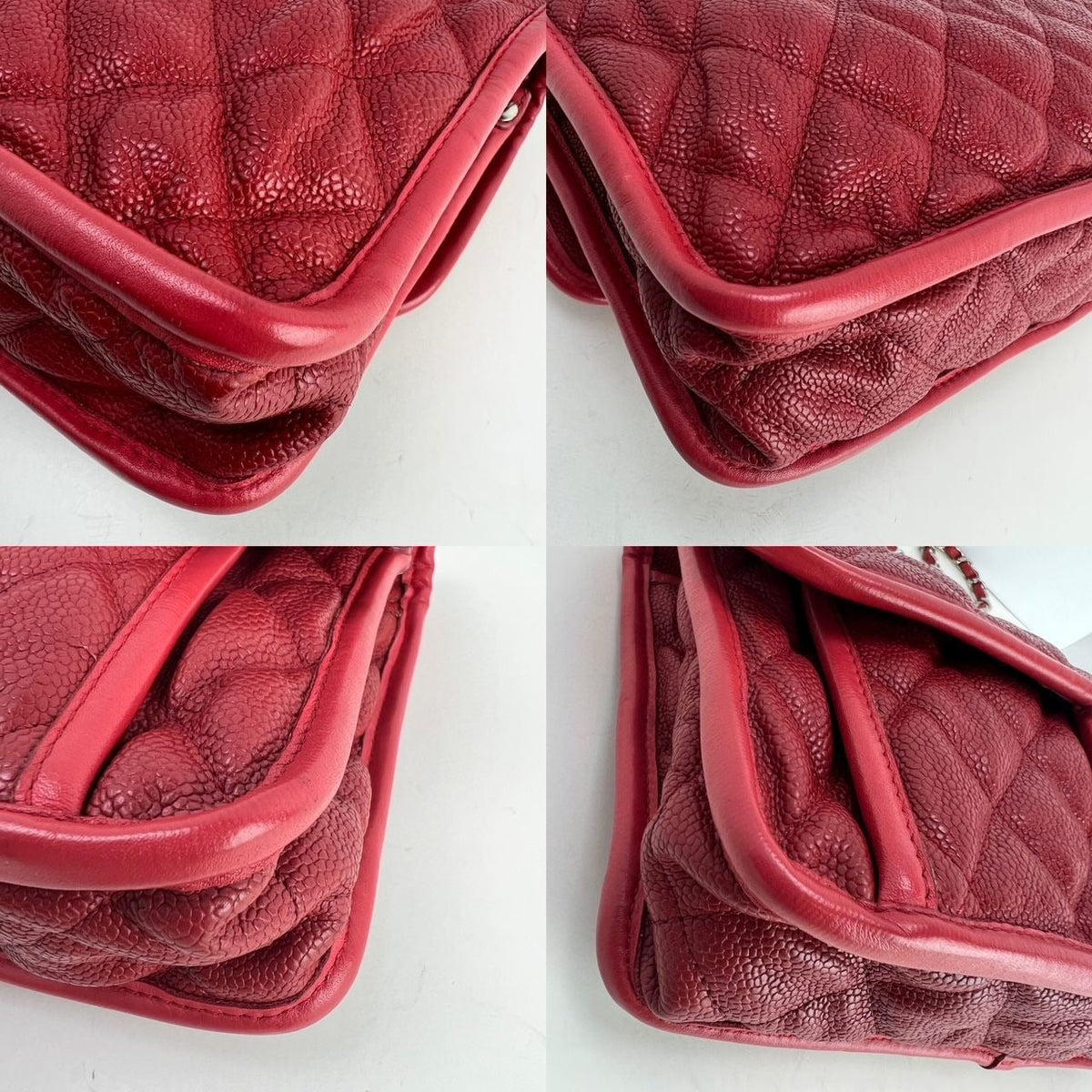Chanel Red French Riviera Flap Bag | Caviar