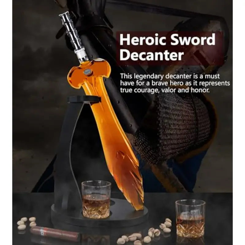 Legendary Sword Decanter Gift Set