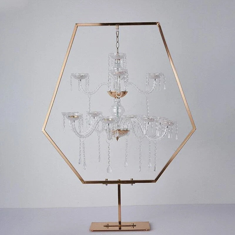 Acrylic Candelabra Wedding Centerpieces 5-Pack