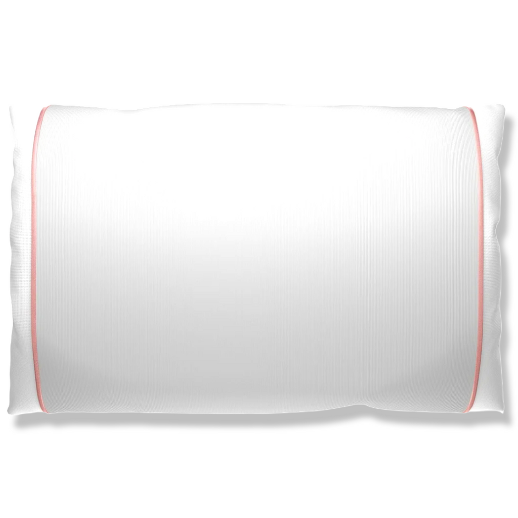 Rose Gold Pink Silk Pillow Sleeve.