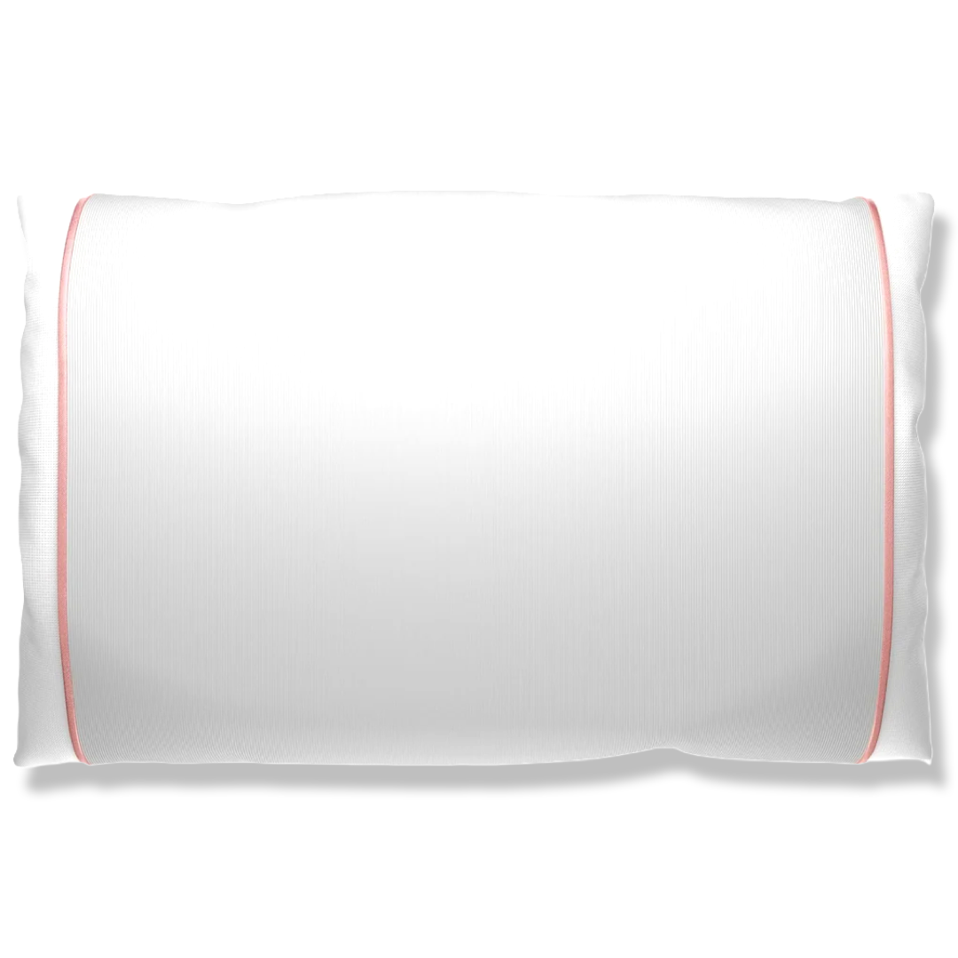 Rose Gold Pink Silk Pillow Sleeve.
