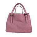 Bottega Venetta Nappa Intrecciato Large Seamless Rose Pink tote Bag