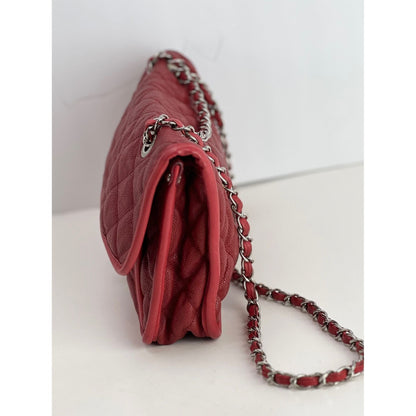 Chanel Red French Riviera Flap Bag | Caviar
