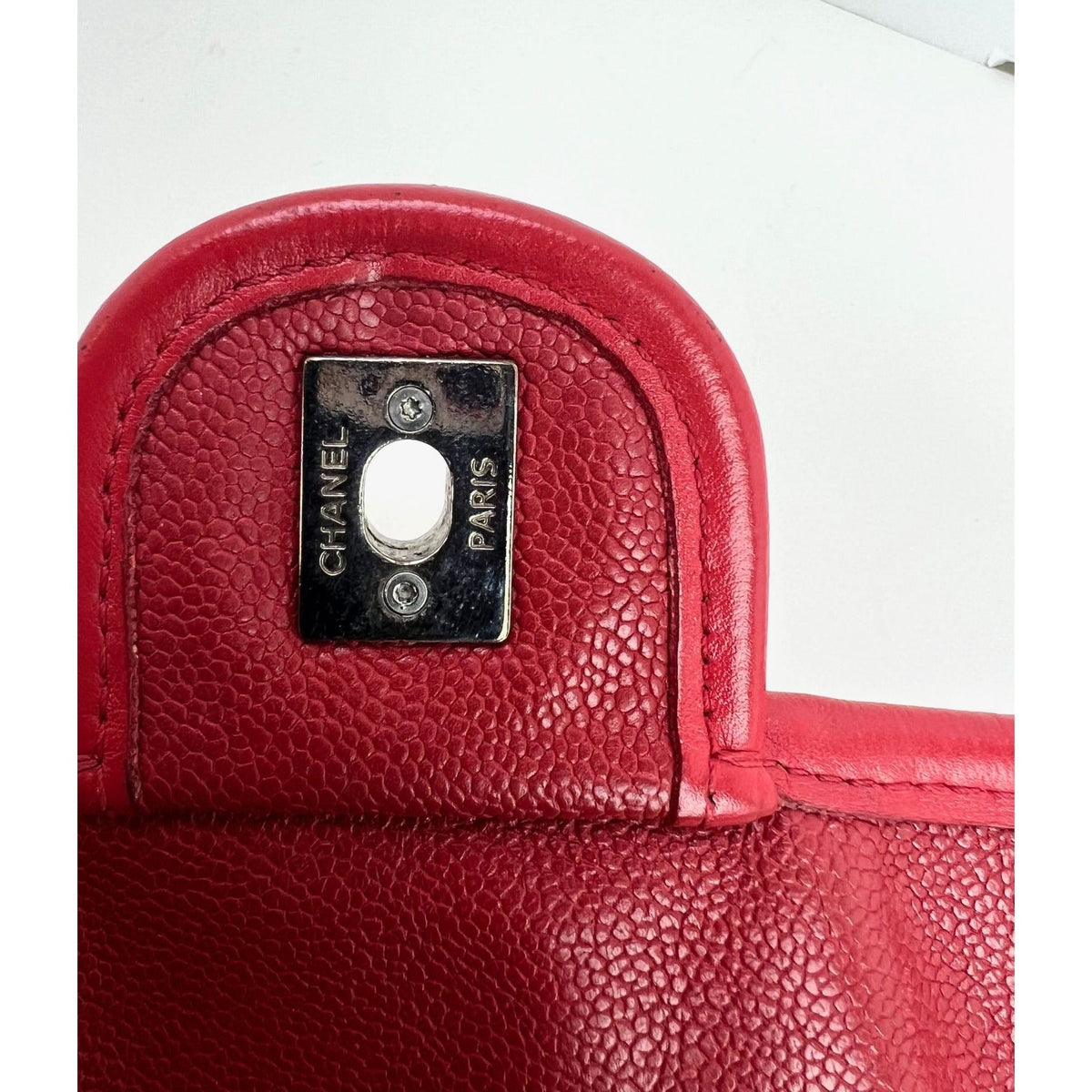 Chanel Red French Riviera Flap Bag | Caviar