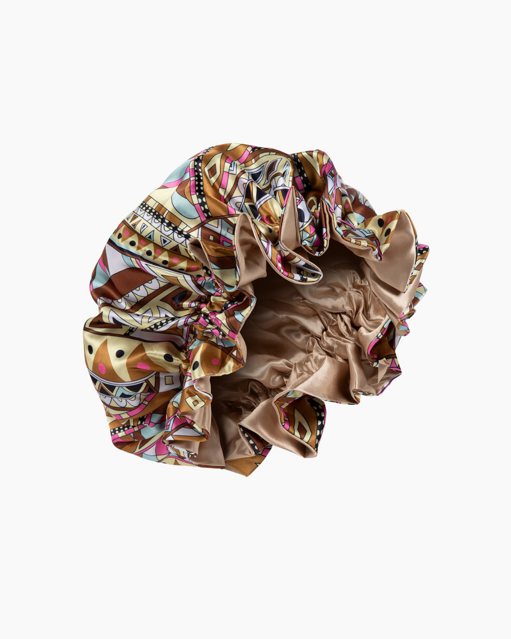 Garden Peach All Satin Bonnet