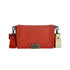 Chanel Red Boy Bag | Medium Quilted Lambskin