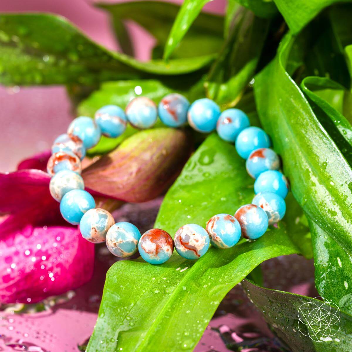 Empath’s Shield - Aqua Terra Jasper Bracelet