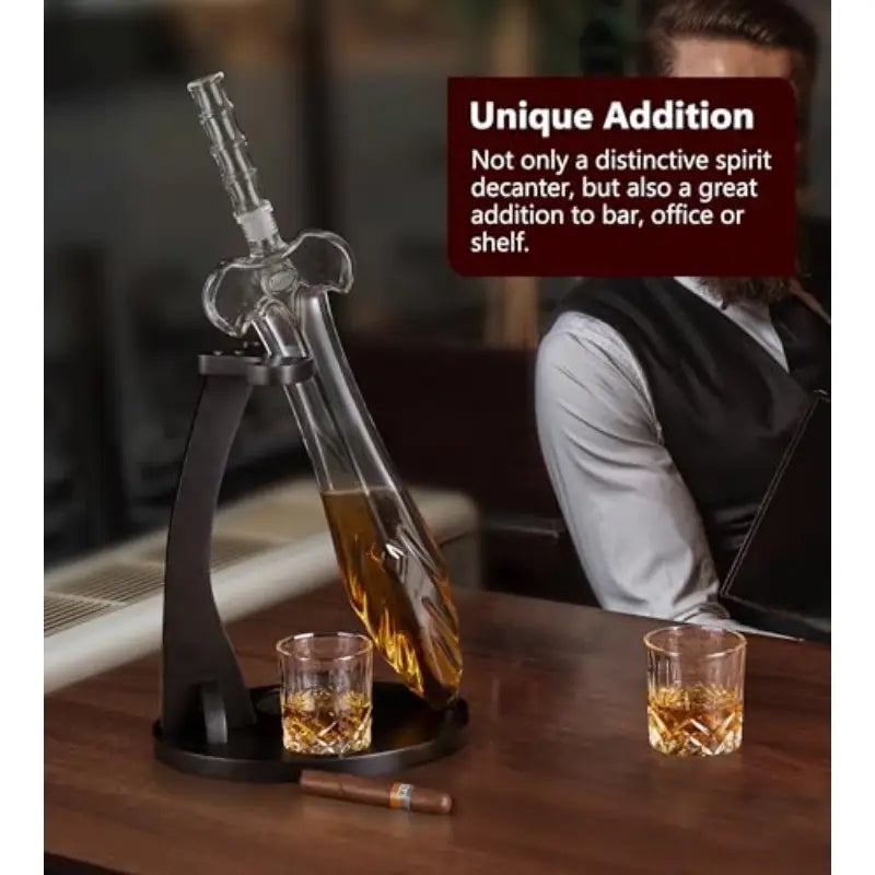 Legendary Sword Decanter Gift Set