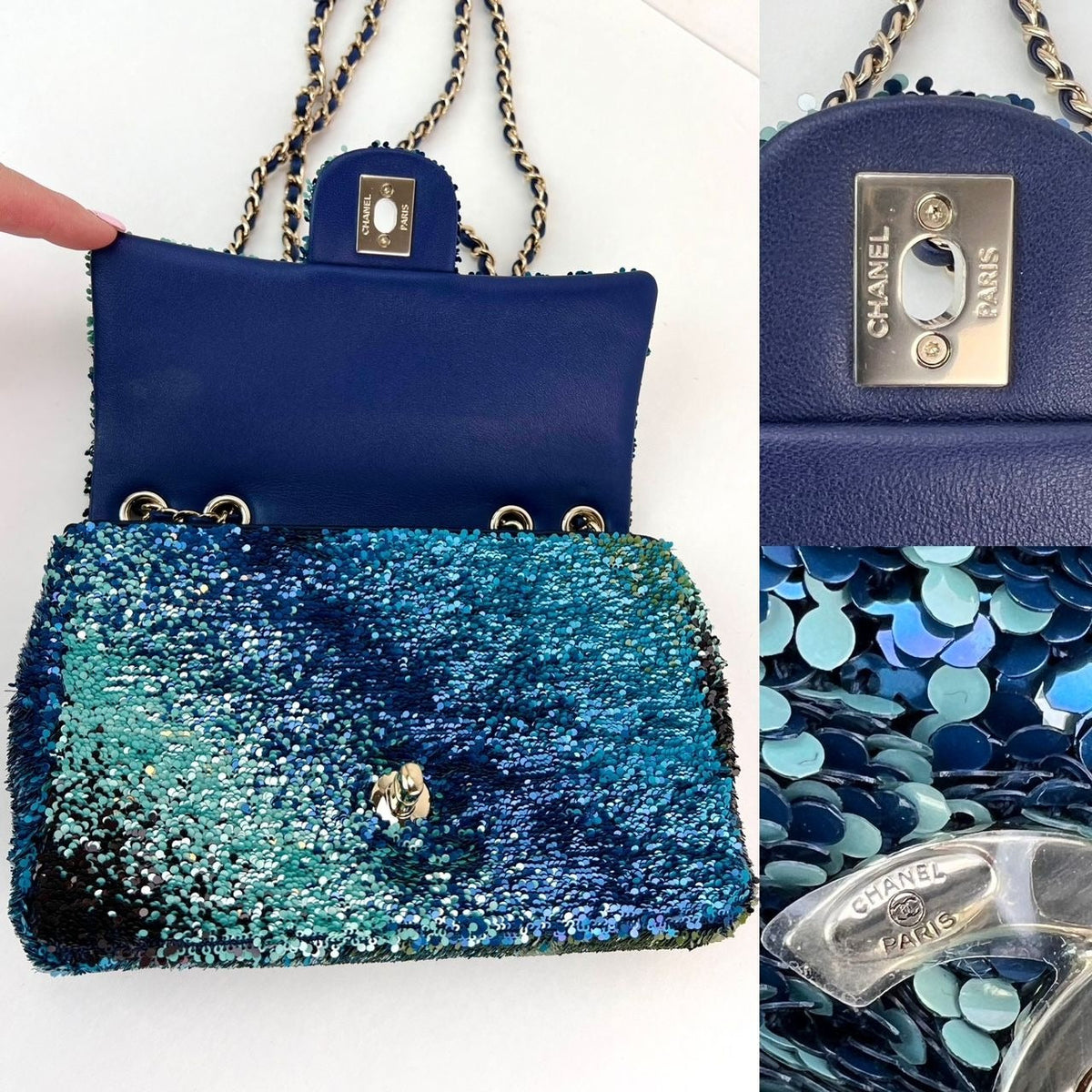 Chanel Sequin Mini Flap Bag