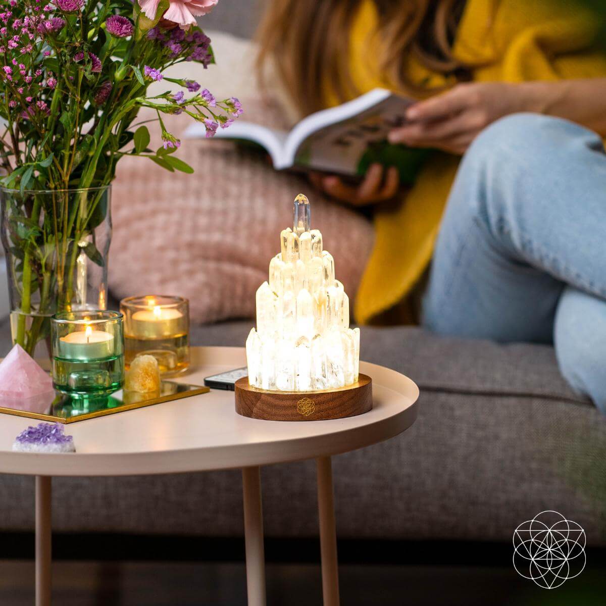 Gorgeous Quartz Manifestation Tower Lamp