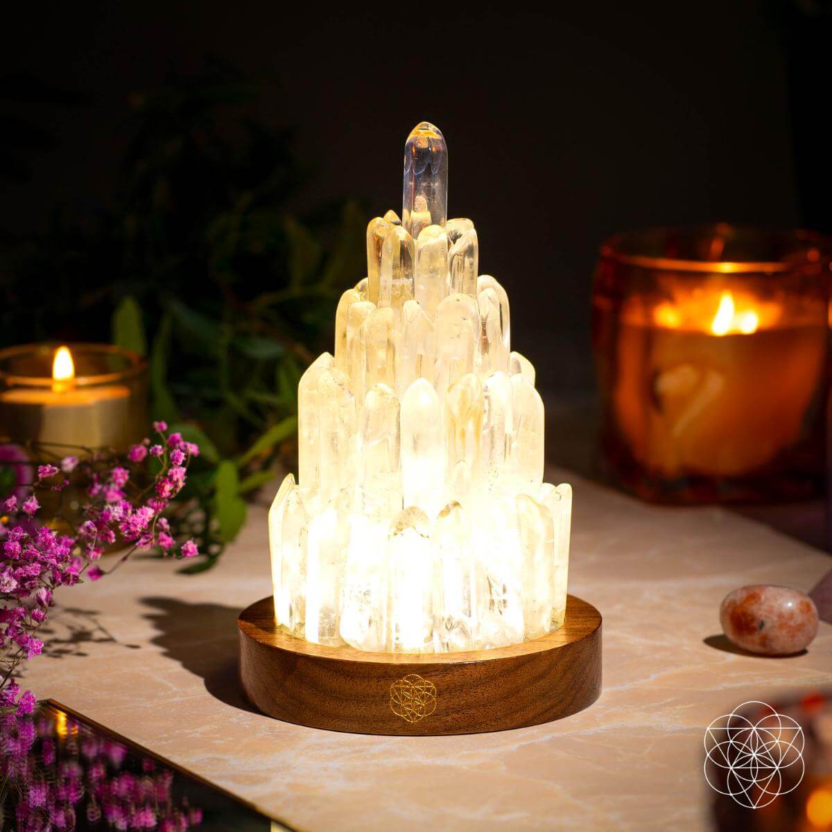 Gorgeous Quartz Manifestation Tower Lamp