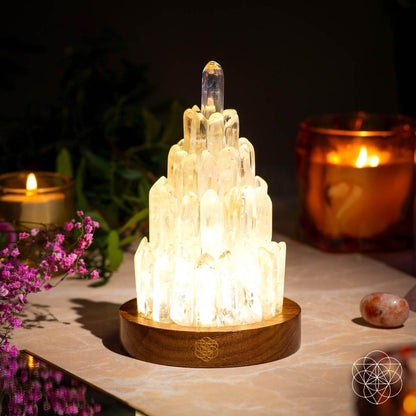 Gorgeous Quartz Manifestation Tower Lamp