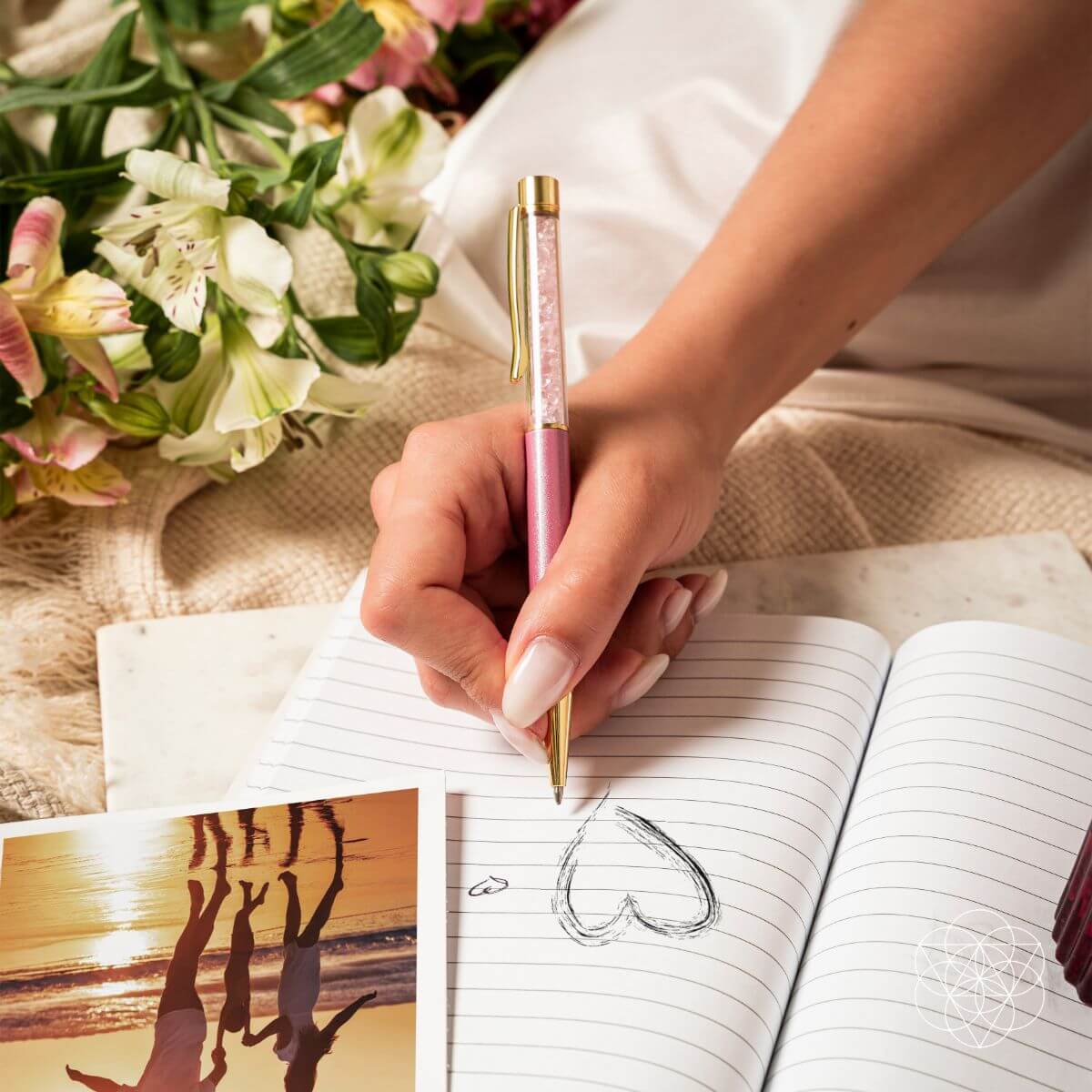 Self-Cleansing Crystal Pens