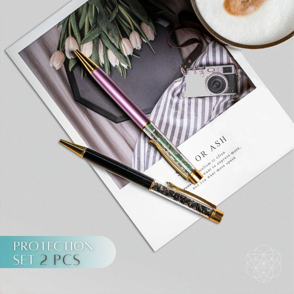 Self-Cleansing Crystal Pens